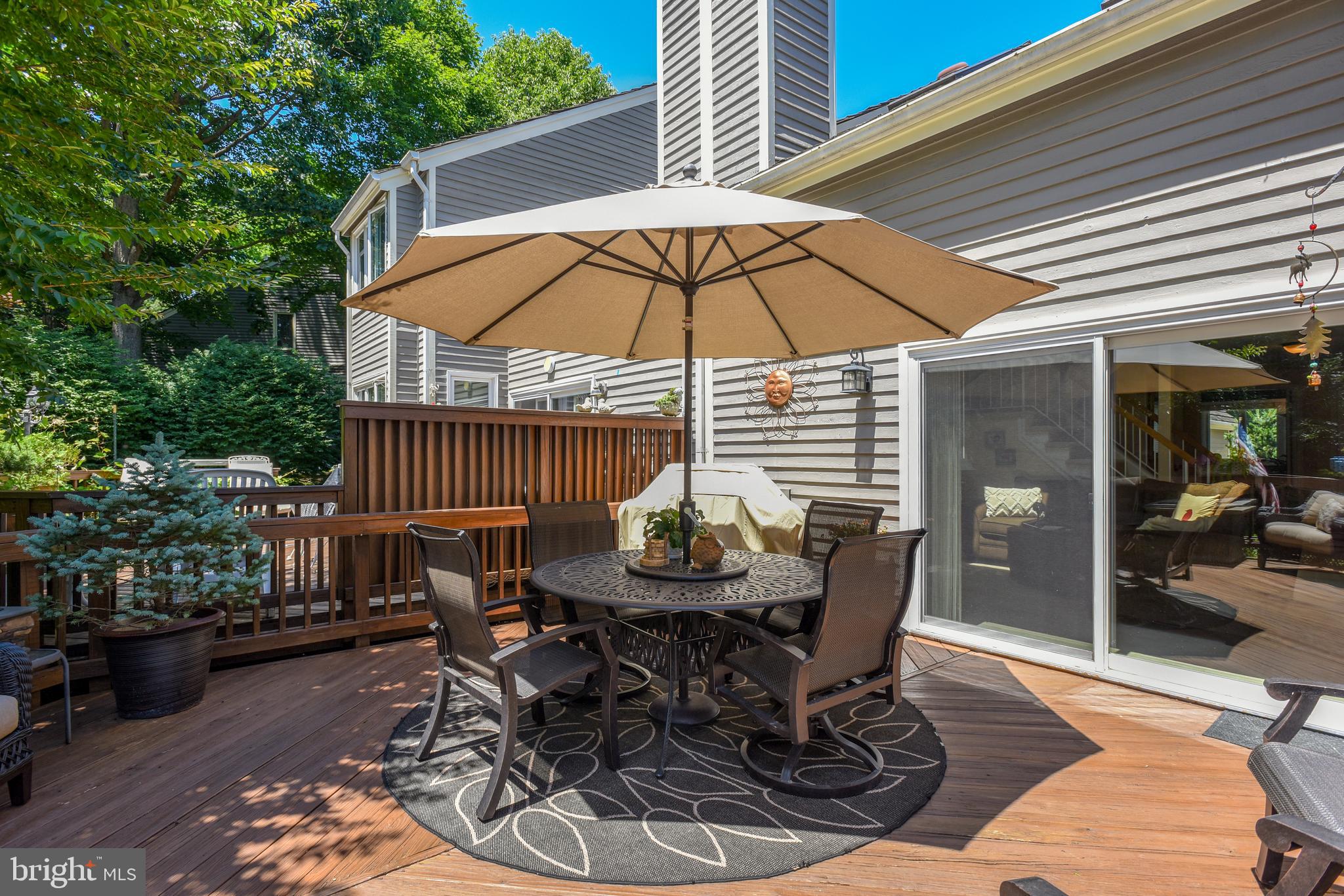 11627 Chapel Cross Way Reston, VA 20194 - Photo 32 of 63 View of Deck from Garden