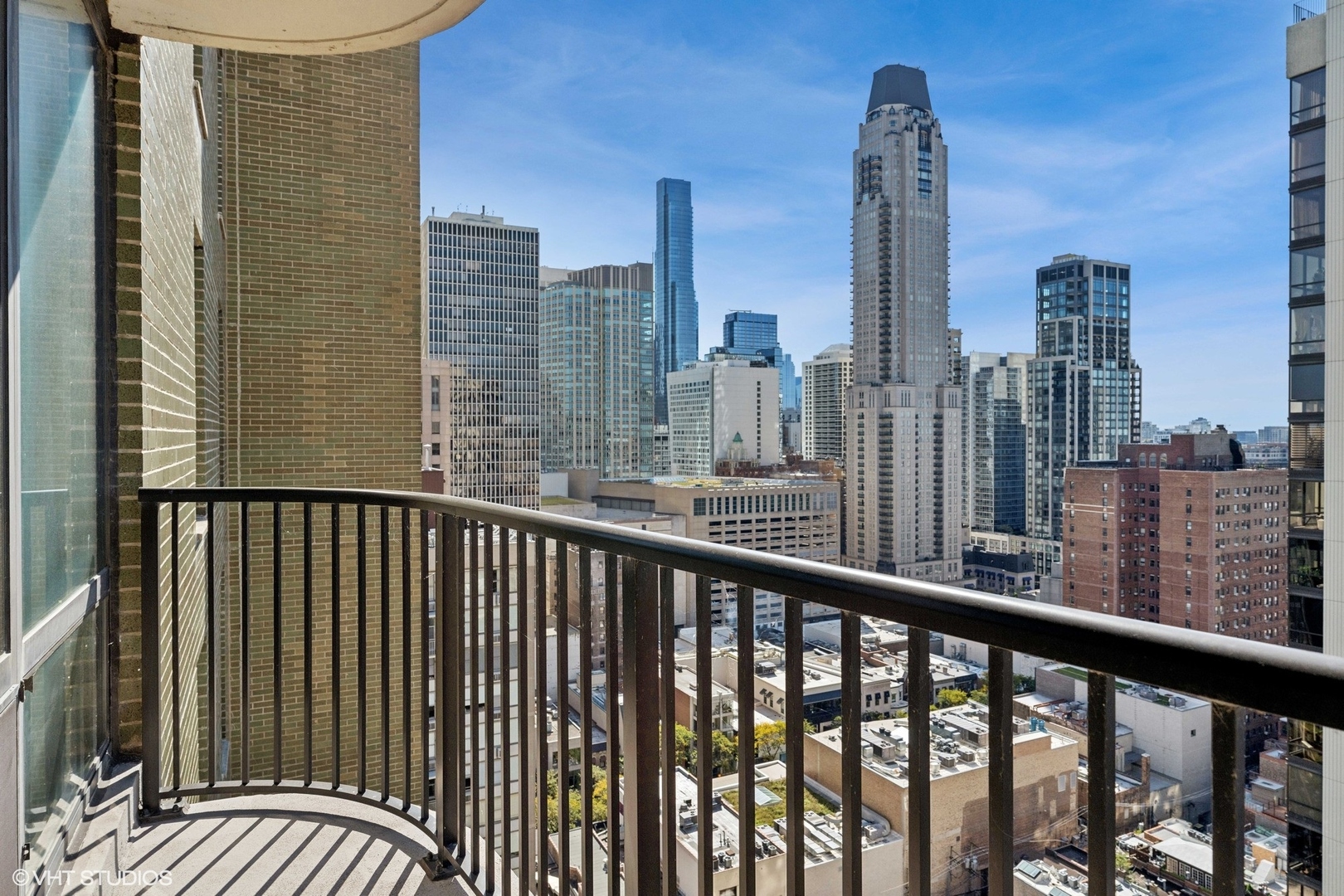 1040 North Lake Shore Drive, Unit 26B Chicago, IL 60611 - Photo 21 of 22 a view of city from a balcony