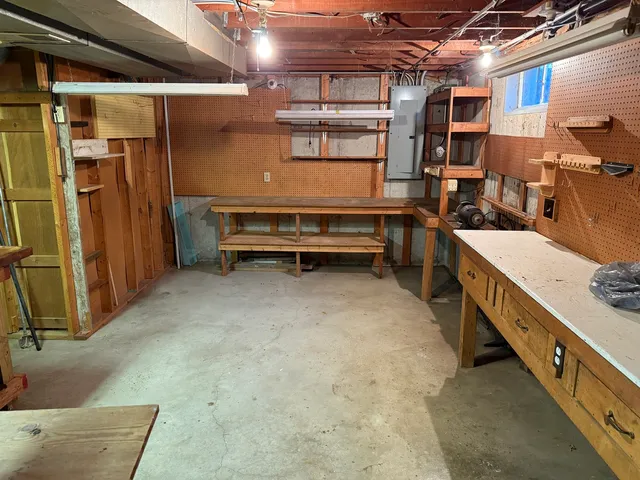 a view of water heater room