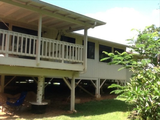 4085 Noho Road Koloa, HI 96756 - Photo 4 of 4 a roof deck with table and chairs