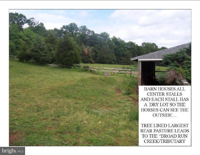 RUN IN SHED IS ATTACHED TO ONE SIDE OF BARN