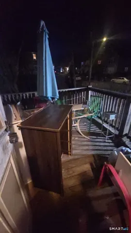 a view of an ocean from a balcony