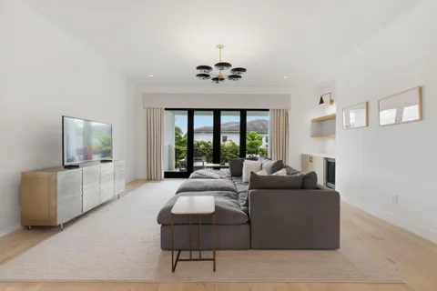 a bed room with a bed and a couch