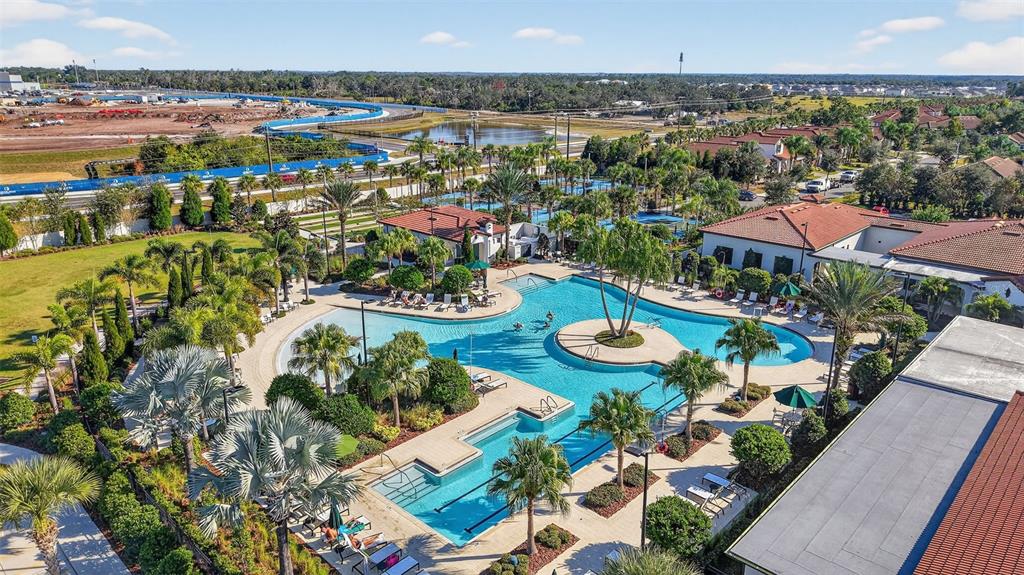 17109 Star Banks Street Wimauma, FL 33598 - Photo 47 of 60 an aerial view of residential houses and outdoor space