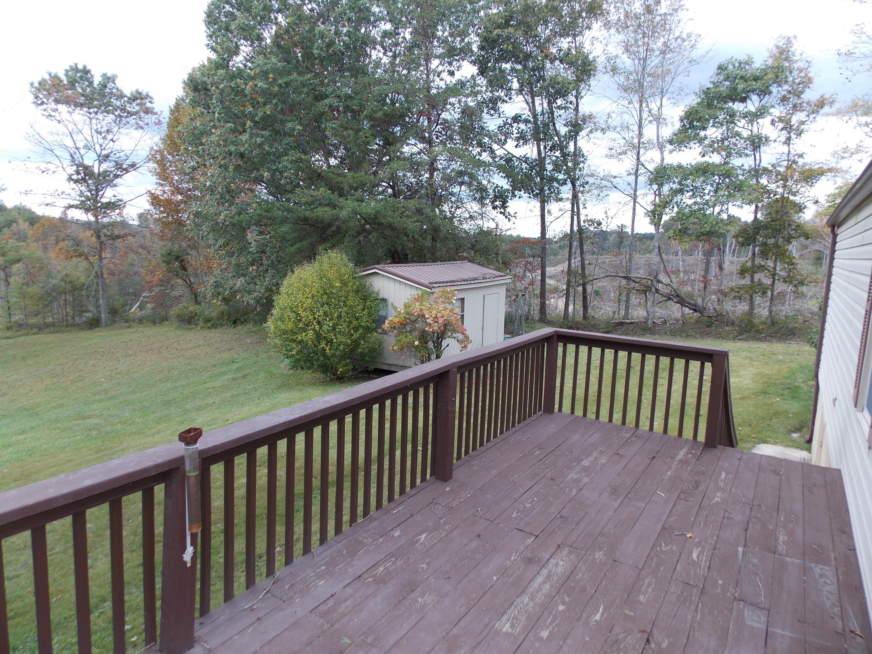 1286 Lester Road Northwest Riner, VA 24149 - Photo 10 of 25 a view of a balcony with wooden floor