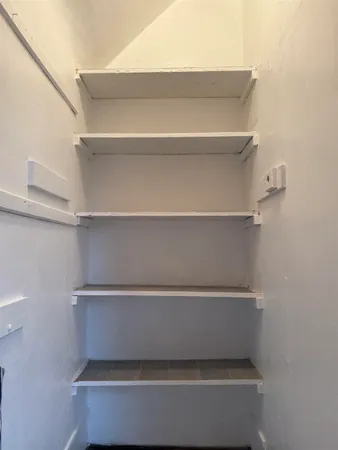 a close view of closet