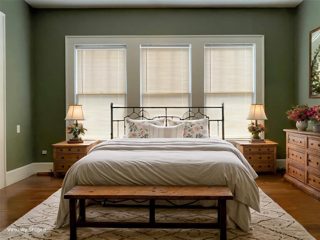 613 Northwest 5th Street Mineral Wells, TX 76067 - Photo 14 of 34 Large front bedroom. French doors lead to the front porch.