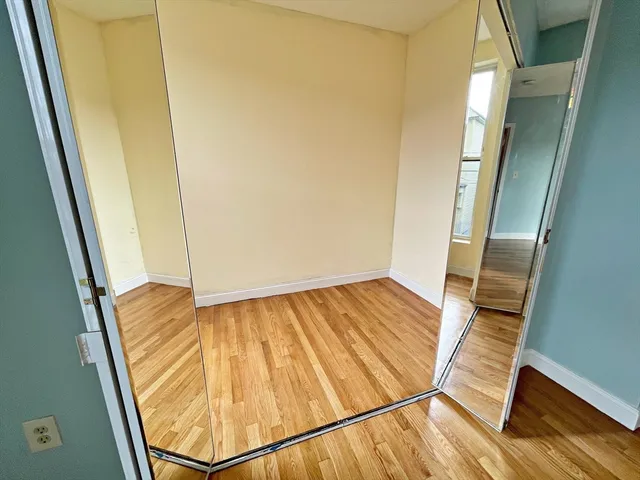 a view of wooden floor in a room