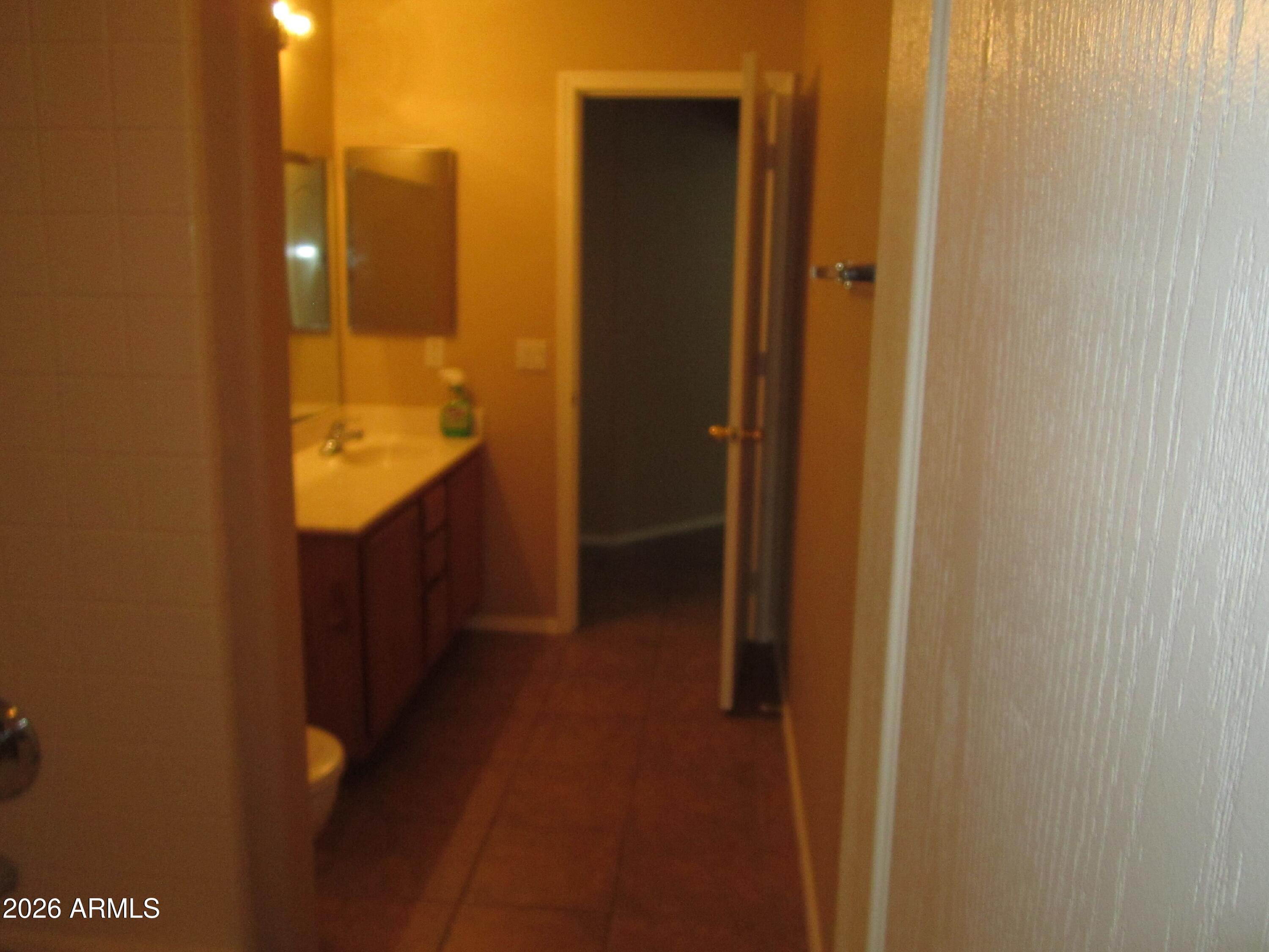 18671 North Madison Road Maricopa, AZ 85139 - Photo 21 of 27 a bathroom with a shower and a sink