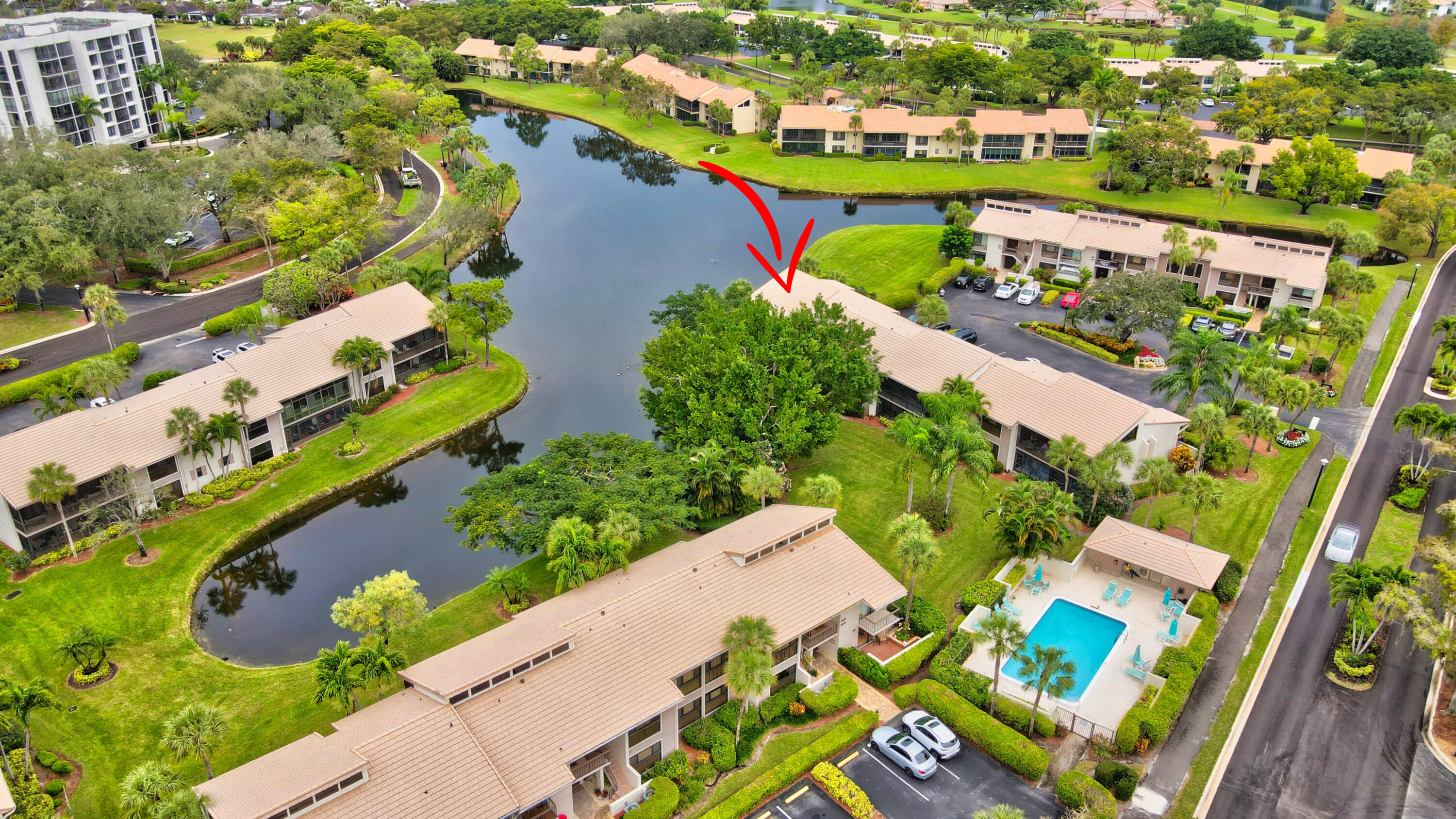 7759 Lakeside Boulevard, Unit 806 Boca Raton, FL 33434 - Photo 42 of 95 Aerial view