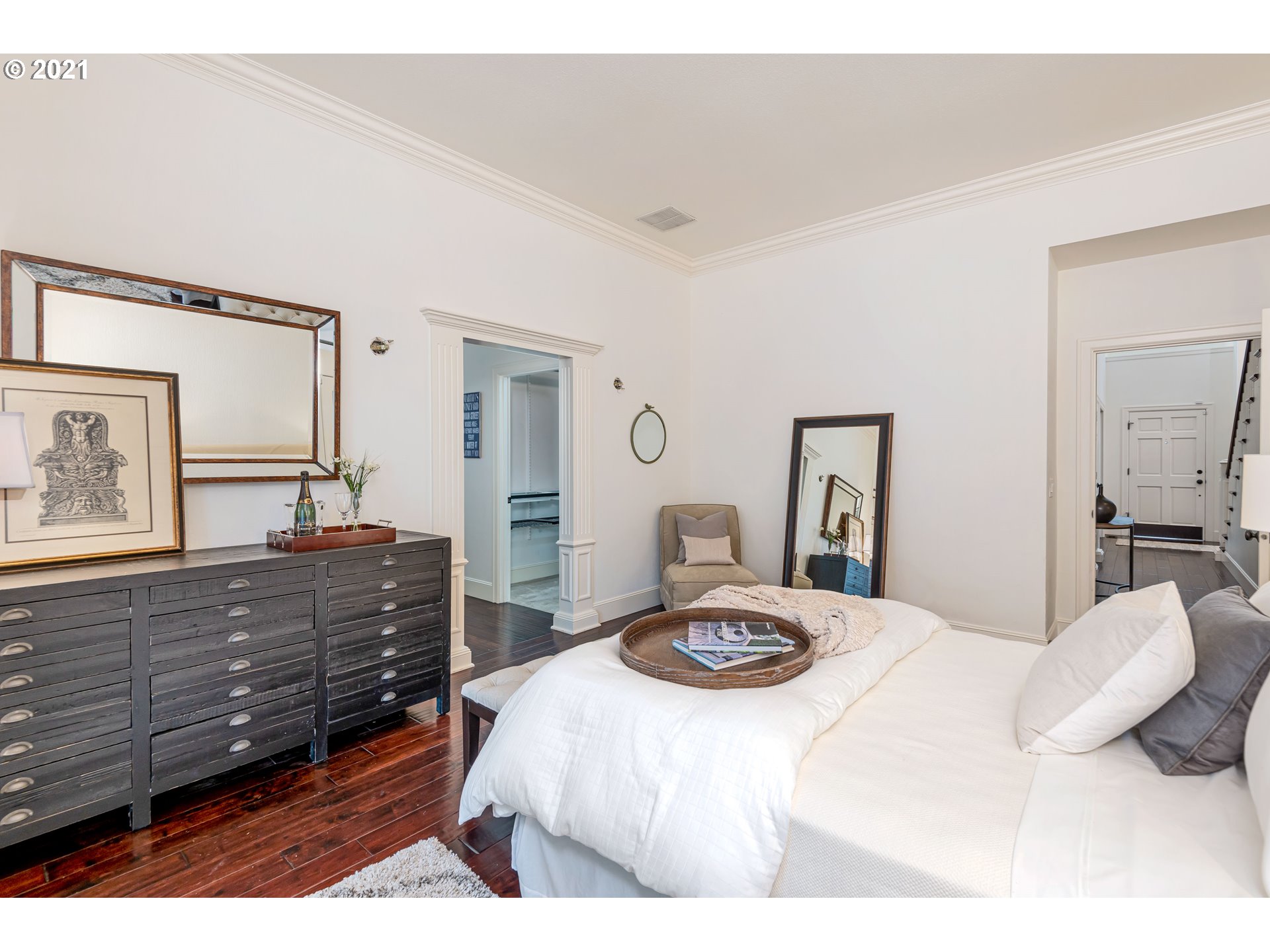 1703 Victorian Way Eugene, OR 97401 - Photo 12 of 32 a bedroom with a bed and a dresser