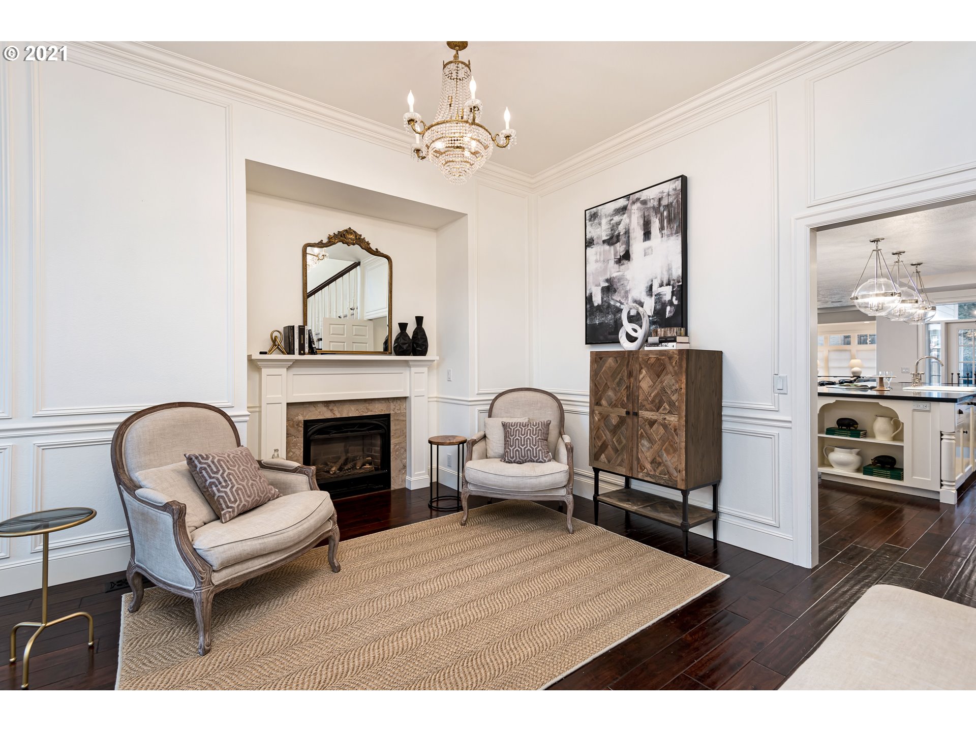 1703 Victorian Way Eugene, OR 97401 - Photo 3 of 32 a living room with furniture and a fireplace