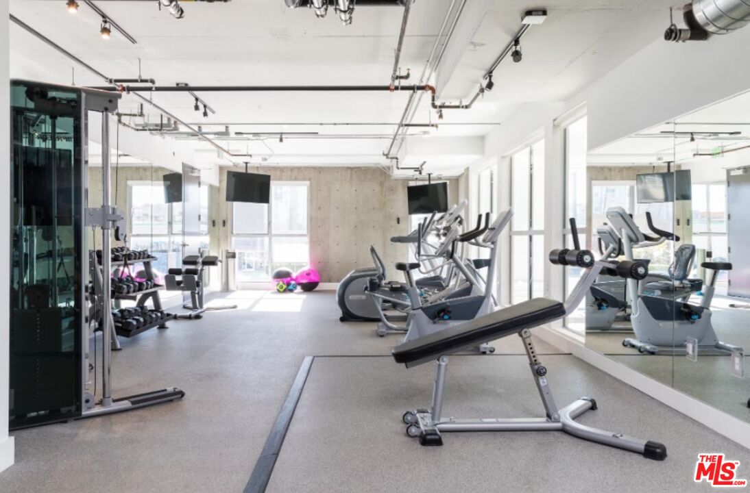 4210 Del Rey Avenue, Unit 501 Marina del Rey, CA 90292 - Photo 9 of 10 a view of a room with gym equipment