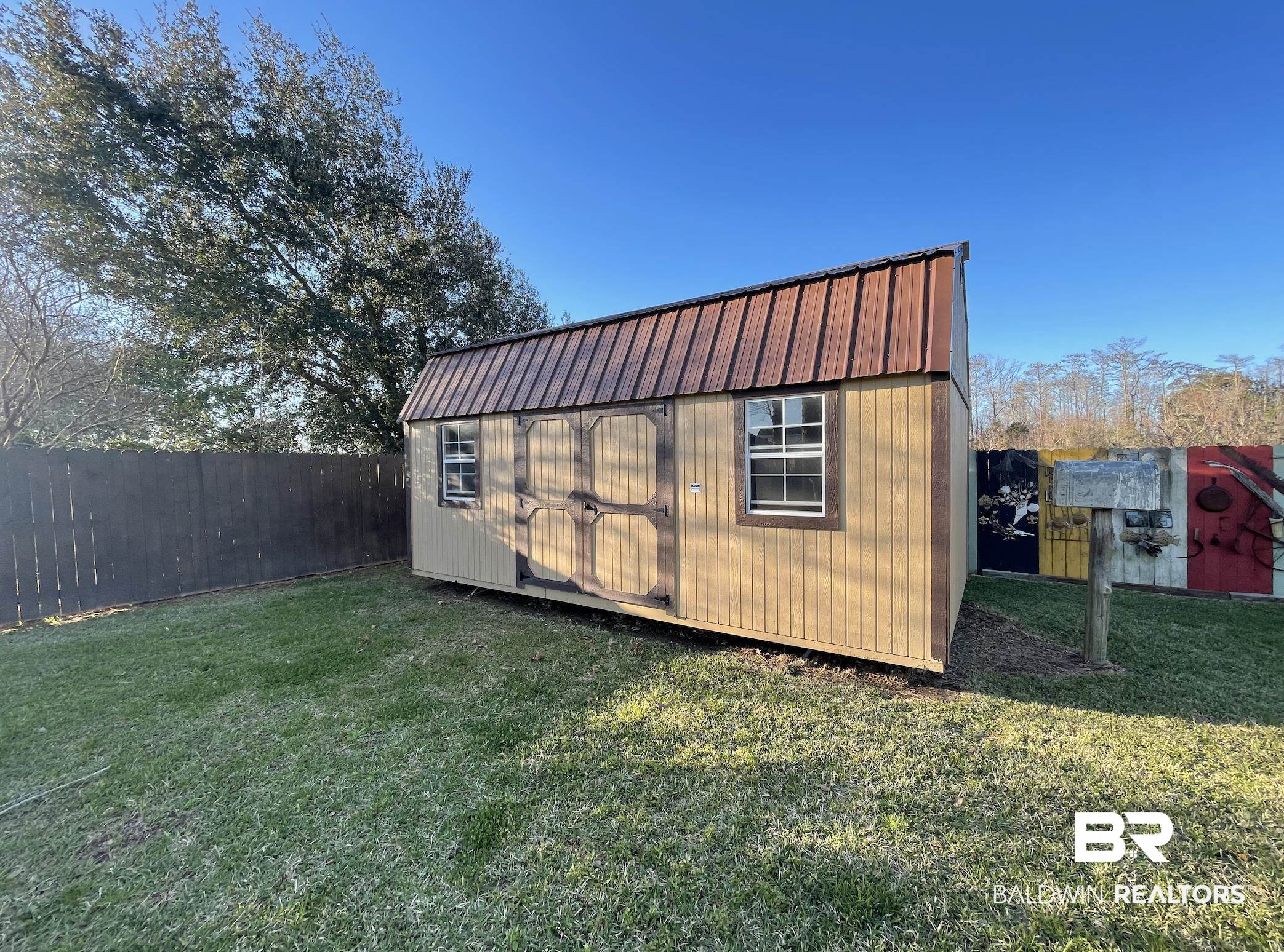 17643 East View Loop Foley, AL 36535 - Photo 23 of 25 View of shed with a fenced backyard