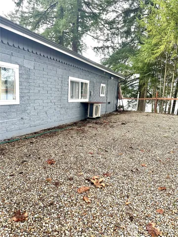 a view of yard with trees