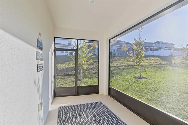 a view of front door