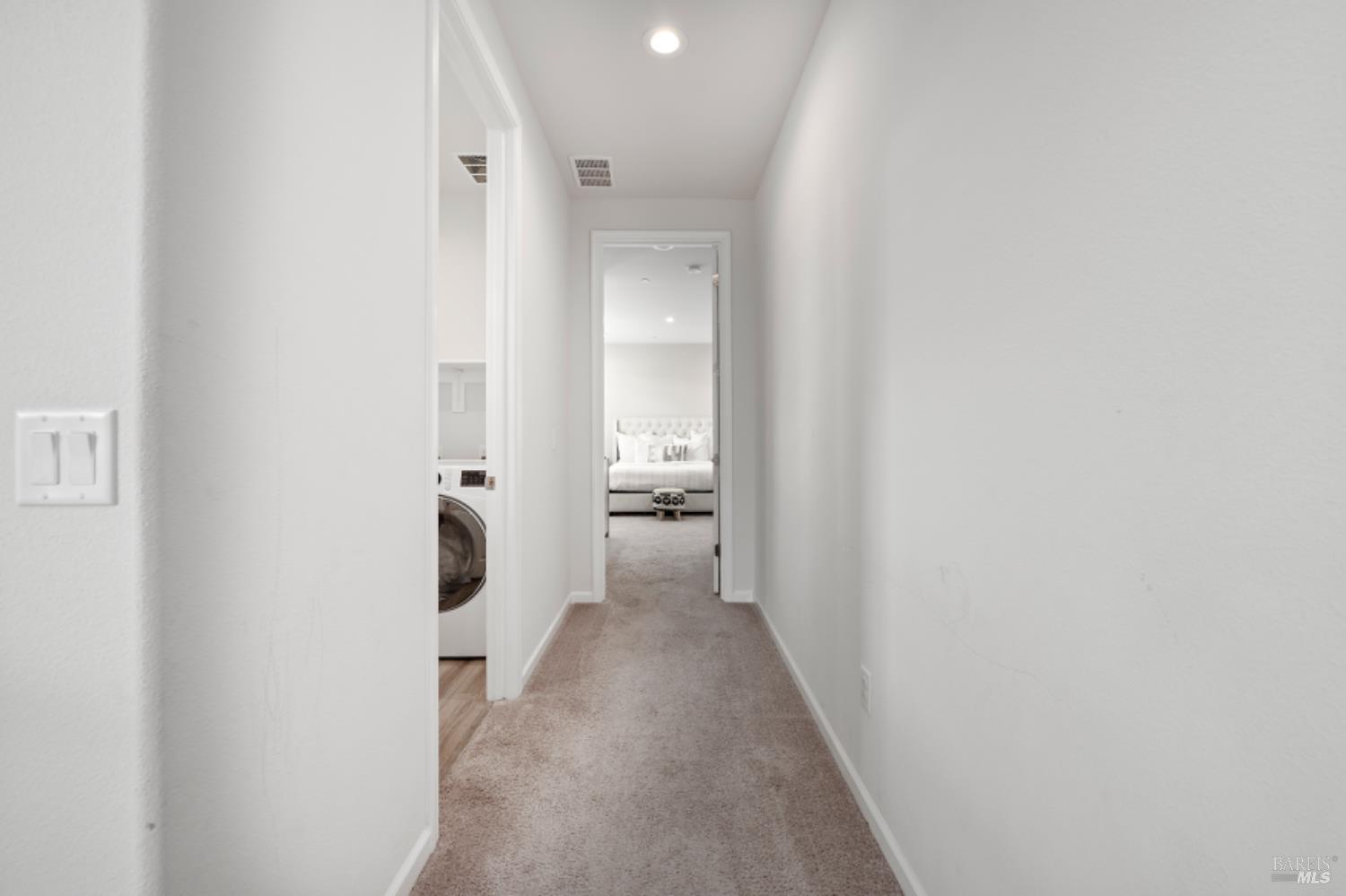 2148 Karen Place Rohnert Park, CA 94928 - Photo 17 of 25 a view of a hallway with wooden floor