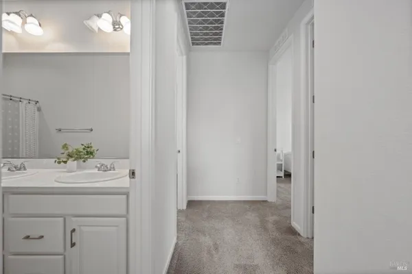 a room with a washer and dryer