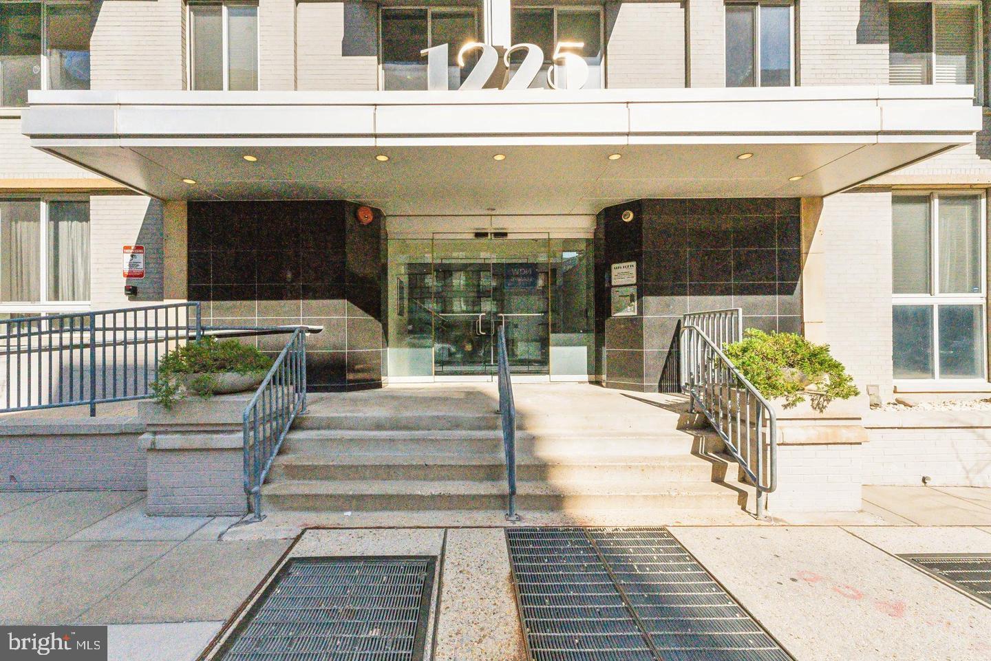 1225 13th Street Northwest, Unit 712 Washington, DC 20005 - Photo 16 of 21 Modern entrance to a stylish residence.
