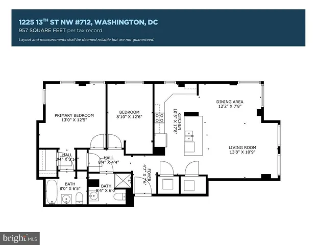 $4,100 | 1225 13th Street Northwest, Unit 712, Washington, DC 20005