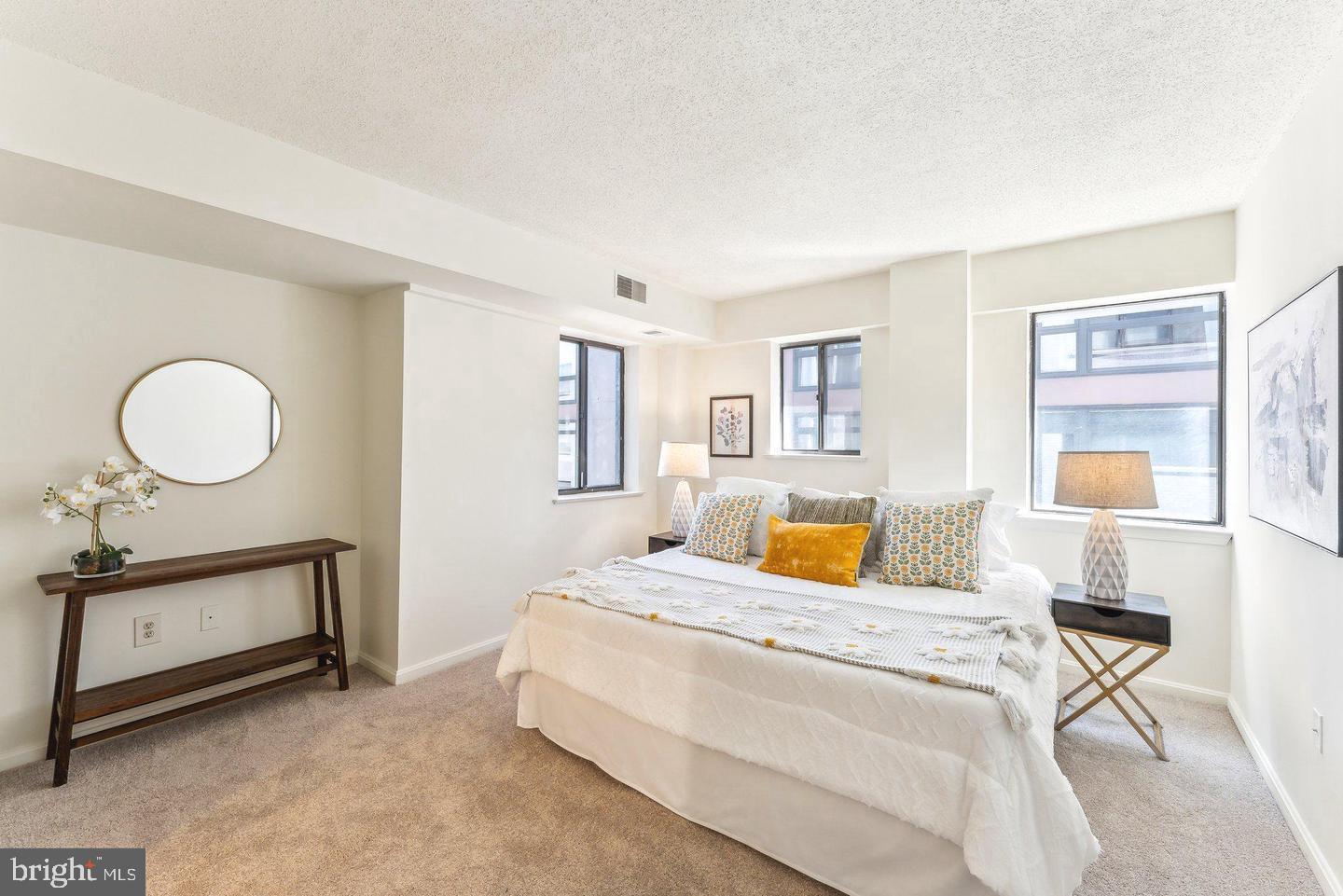 1225 13th Street Northwest, Unit 712 Washington, DC 20005 - Photo 9 of 21 Bright and airy bedroom with modern charm.