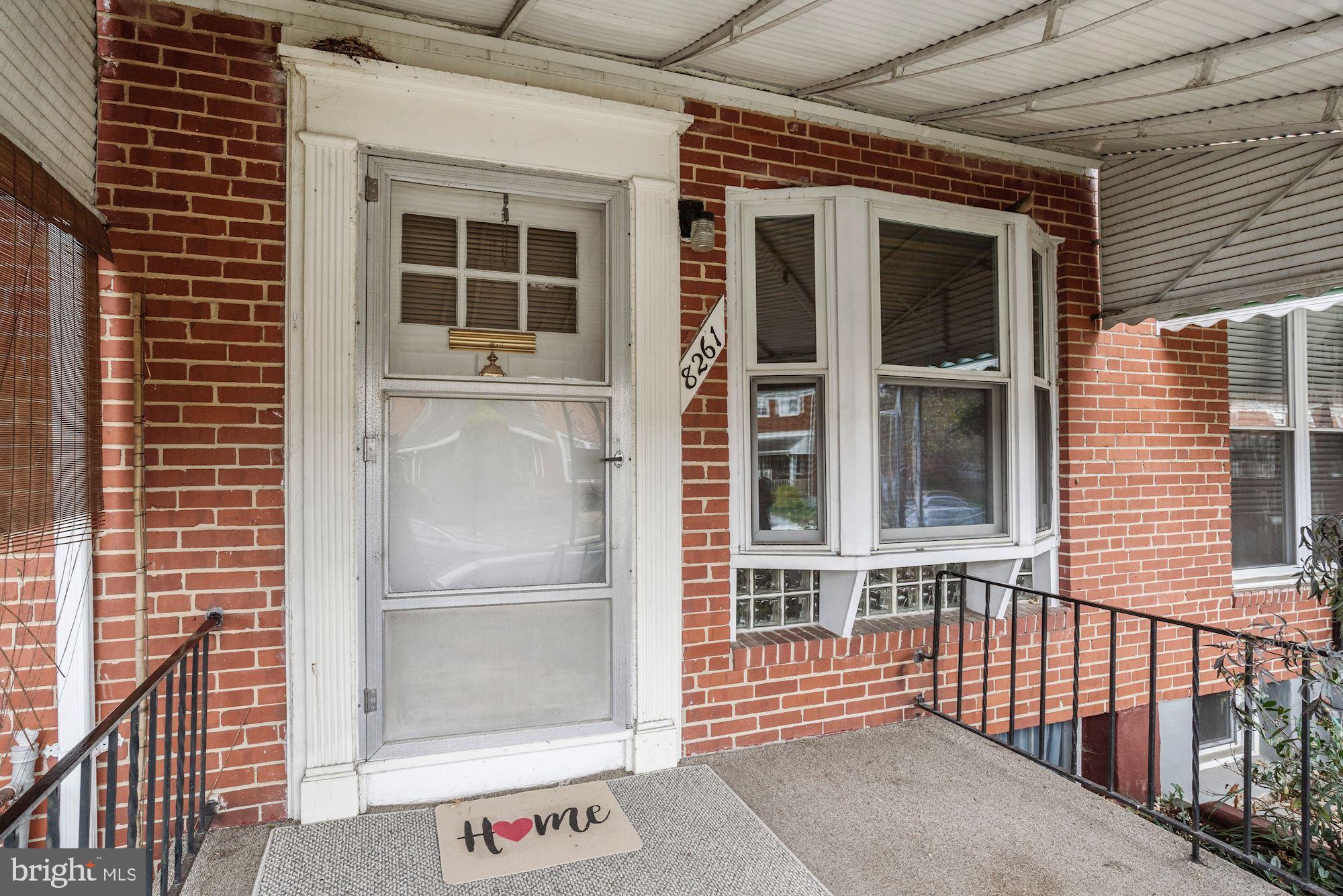 8261 Kavanagh Road Baltimore, MD 21222 - Photo 2 of 28 Covered Front Porch