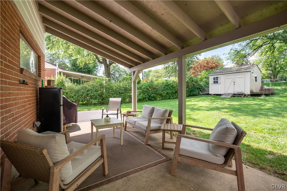 2439 Congress Street Allentown, PA 18104 - Photo 29 of 32 Lower level patio with covered porch