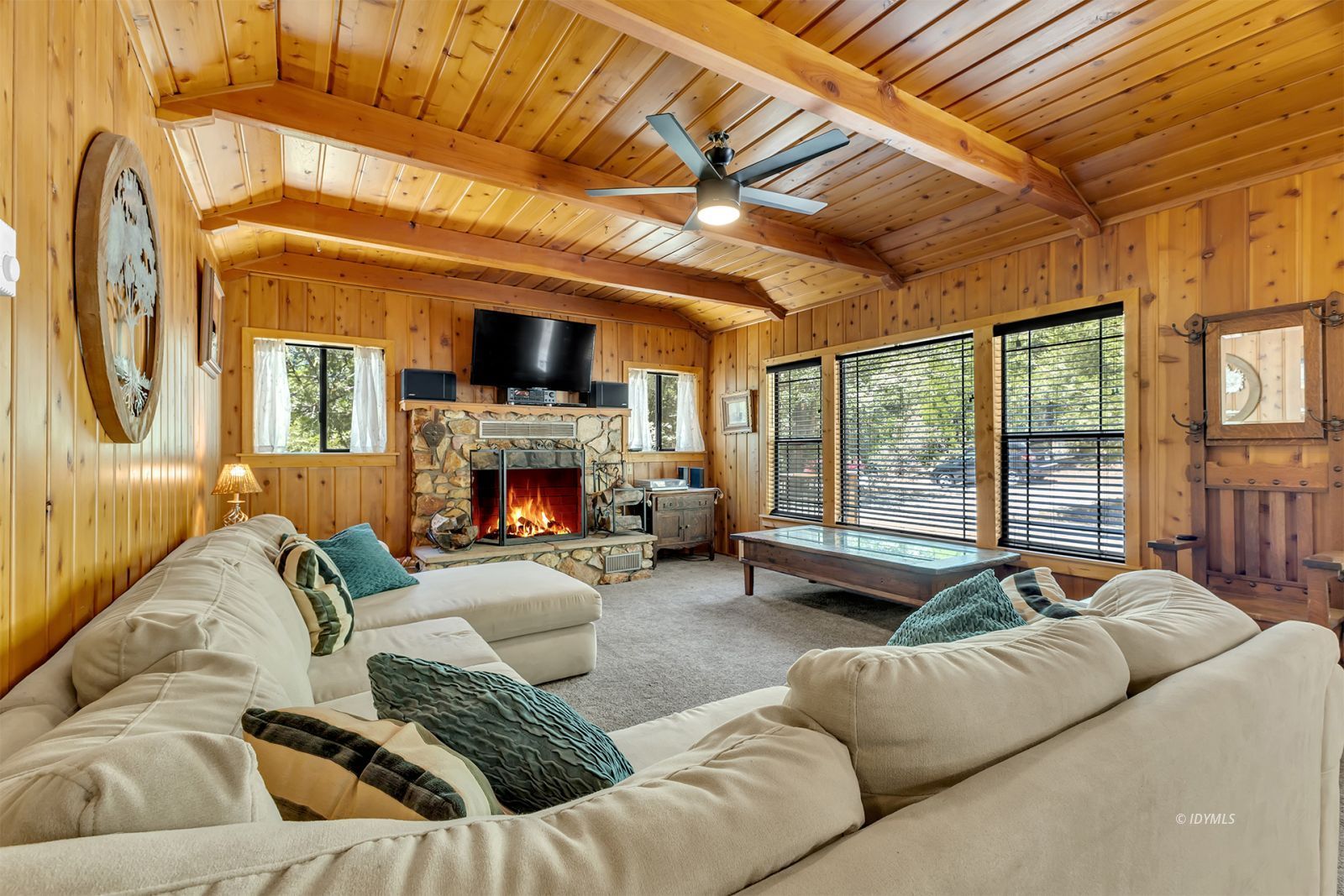 55175 John Muir Road, Unit CALIFO Idyllwild, CA 92549 - Photo 9 of 51 Looking out towards front deck + yard