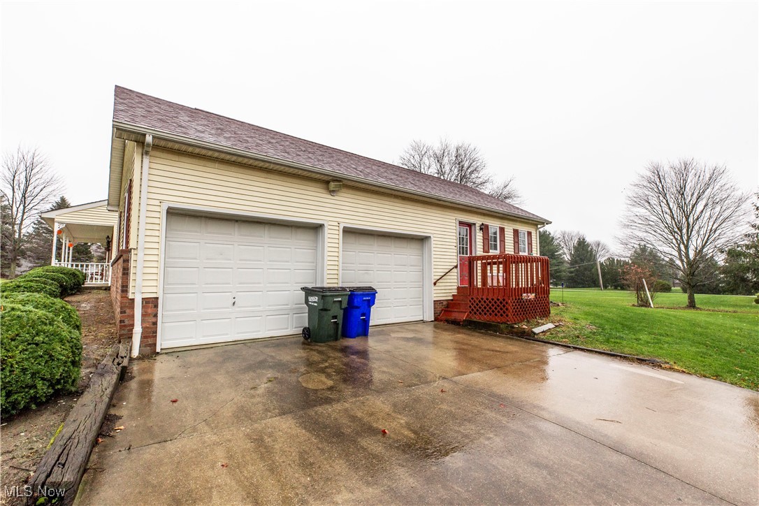 3680 Work Road Ravenna, OH 44266 - Photo 9 of 19 Garage featuring a yard