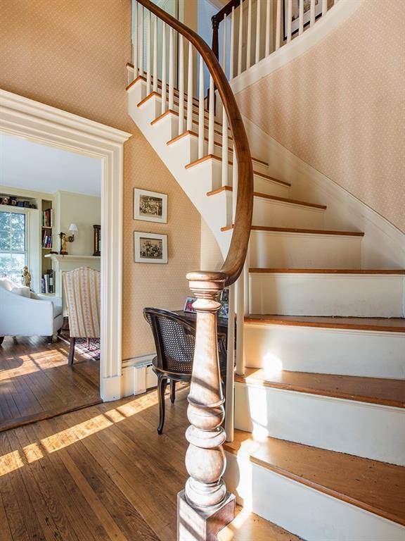 221 Foreside Road Falmouth, ME 04105 - Photo 12 of 27 Historic Staircase to 2nd Floor of...