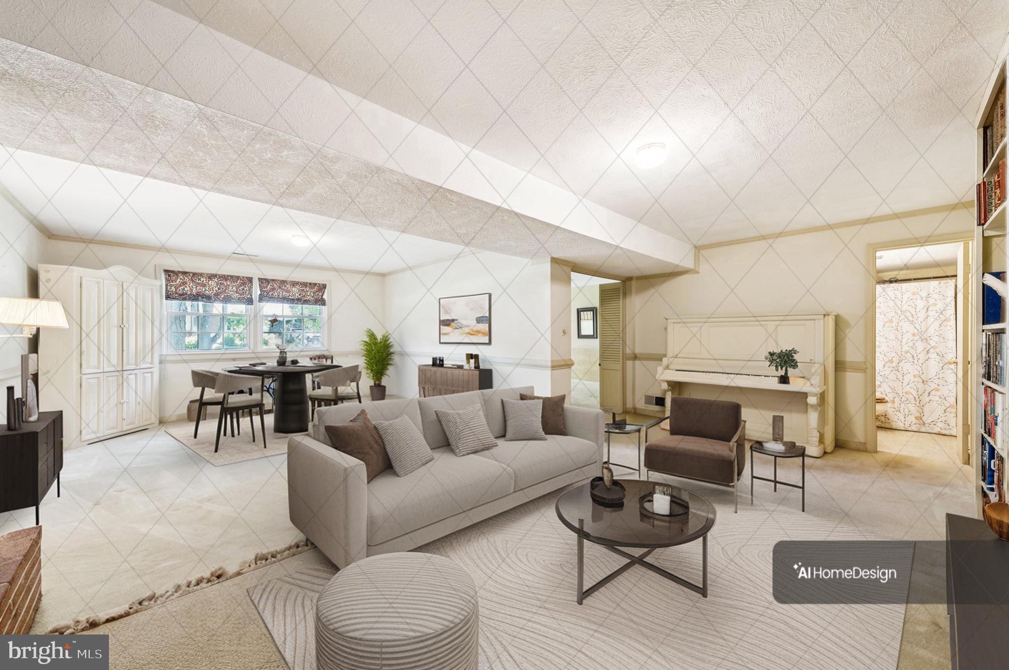 889 Diamond Drive Gaithersburg, MD 20878 - Photo 6 of 21 Staged to show Family Room Scale.