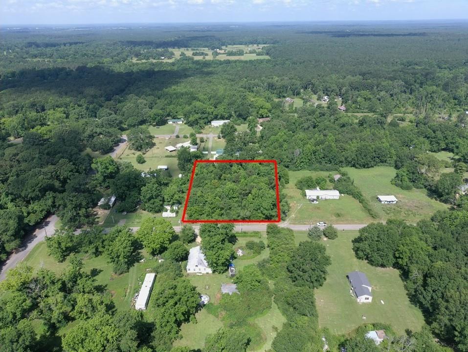0 Pecan Road Keithville, LA 71047 - Photo 3 of 4 an aerial view of green landscape with trees houses and mountain view