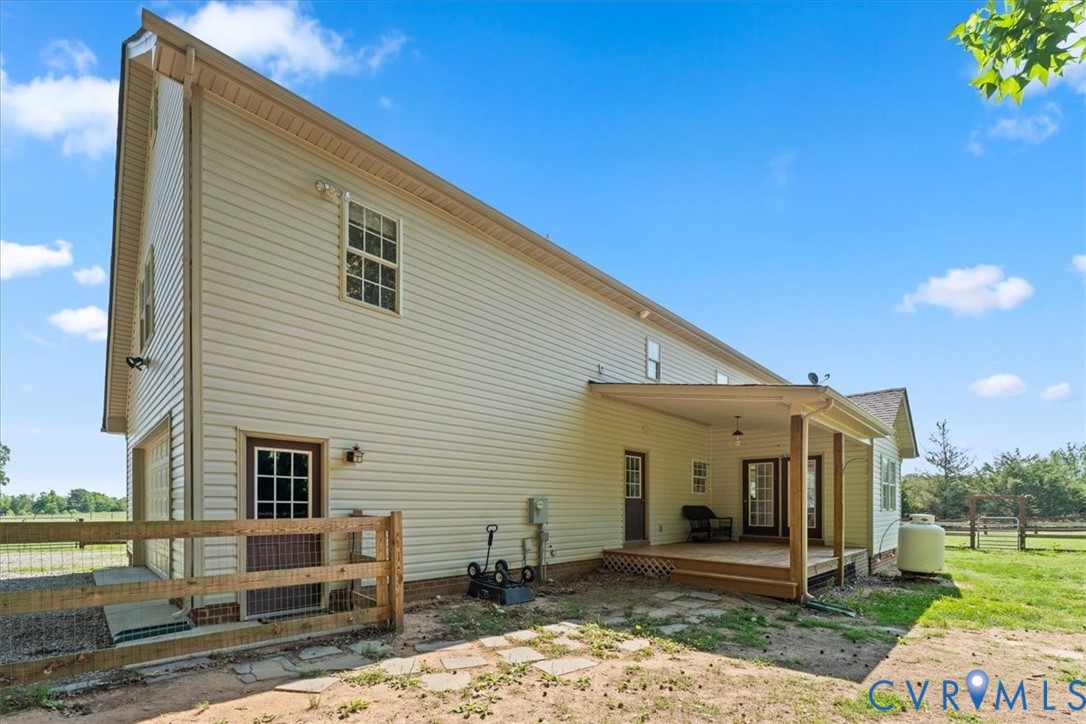3137 Trenholm Road Powhatan, VA 23139 - Photo 57 of 72 a front view of a house with garden