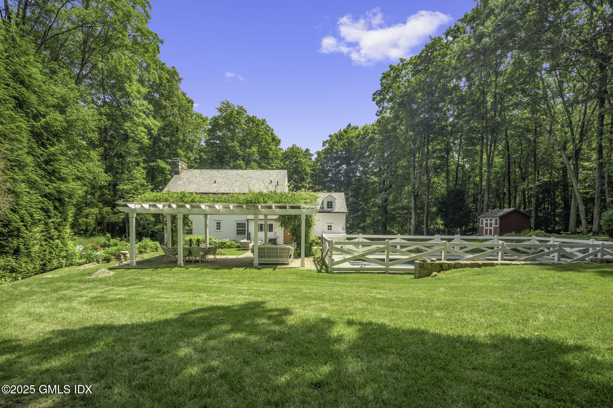 350 Wire Mill Road Stamford, CT 06903 - Photo 38 of 51 a view of a house with a big yard