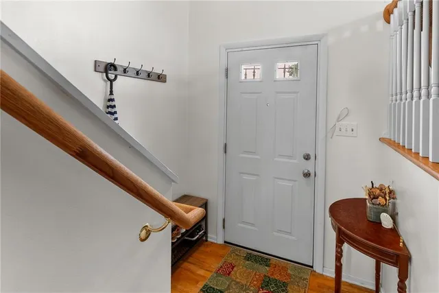 workspace with furniture and wooden floor