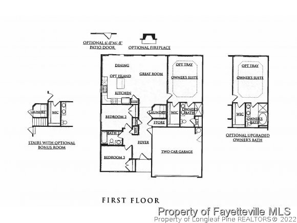 360 River Oak Street Spring Lake, NC 28390 - Photo 2 of 15 a picture of a floor plan