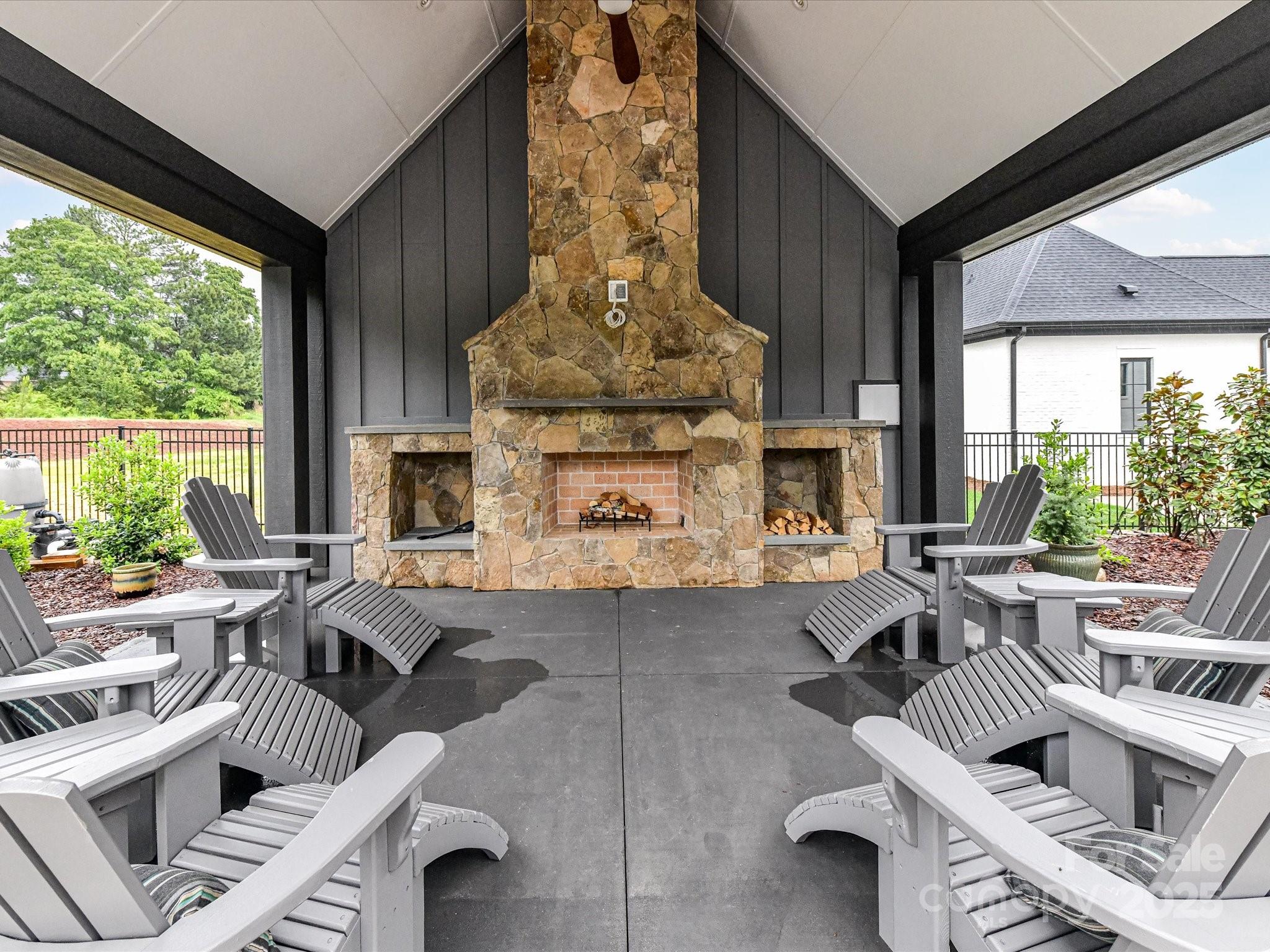 406 Sugar Maple Lane Weddington, NC 28104 - Photo 12 of 48 a living room with furniture and a fireplace