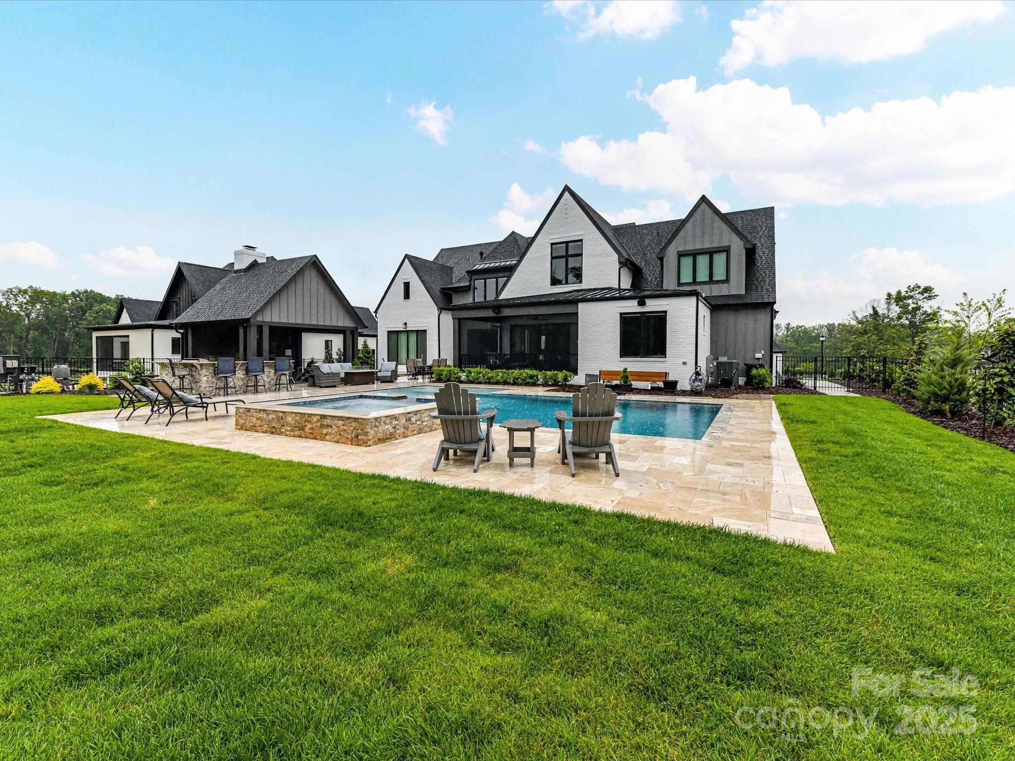 406 Sugar Maple Lane Weddington, NC 28104 - Photo 15 of 48 a front view of house with yard and outdoor seating