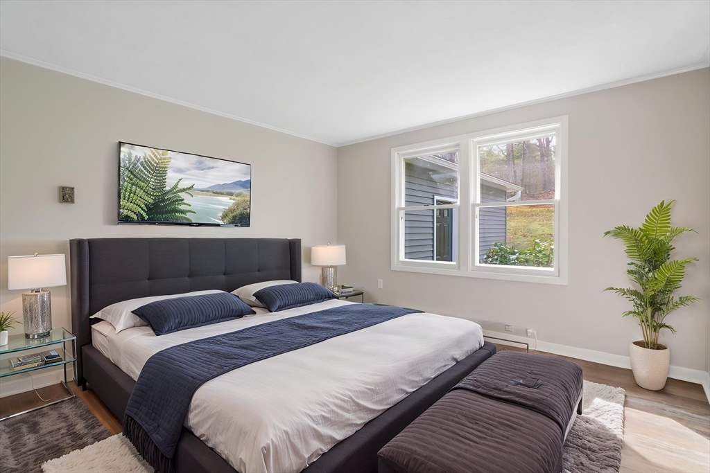 67 Bromley Road Huntington, MA 01050 - Photo 28 of 34 a bedroom with bed and a window