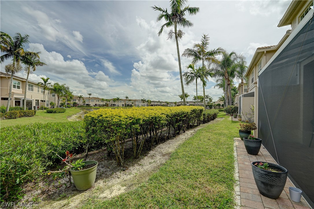 4089 Cherrybrook Loop Fort Myers, FL 33966 - Photo 35 of 35 a view of a garden with potted plants