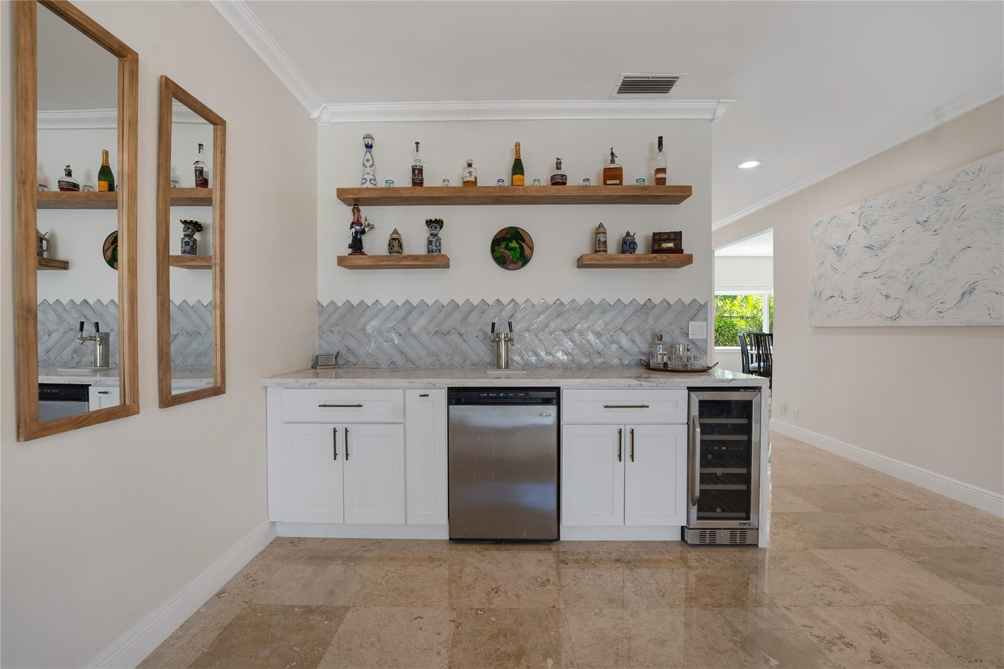 741 Mockingbird Lane Plantation, FL 33324 - Photo 14 of 59 a kitchen with stainless steel appliances granite countertop a stove and cabinets