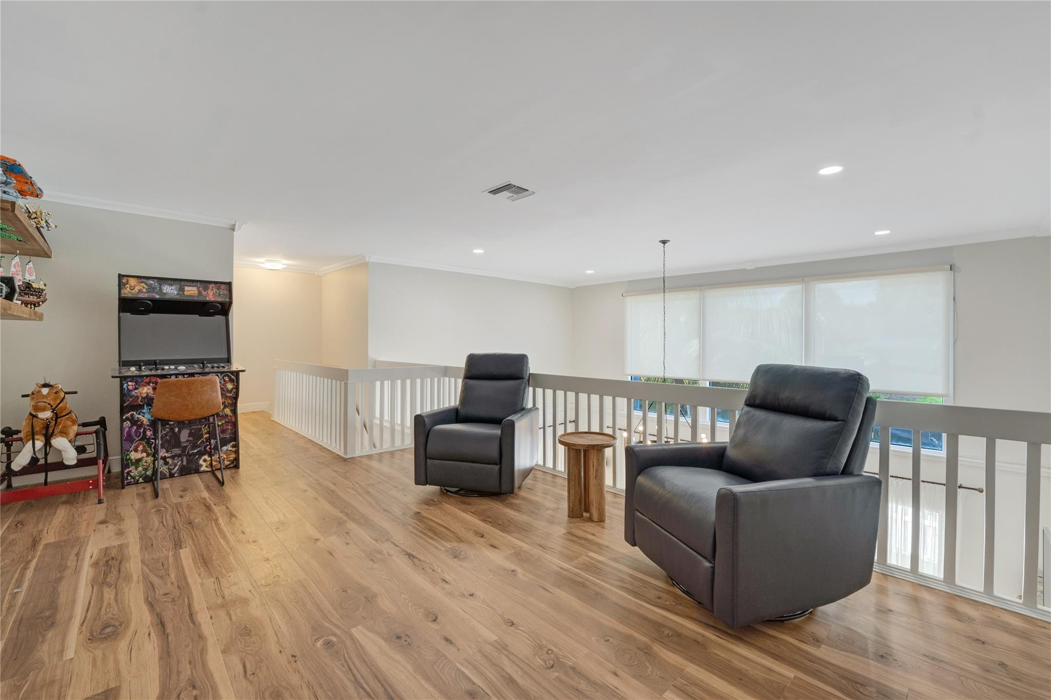 741 Mockingbird Lane Plantation, FL 33324 - Photo 24 of 59 a living room with furniture and a wooden floor