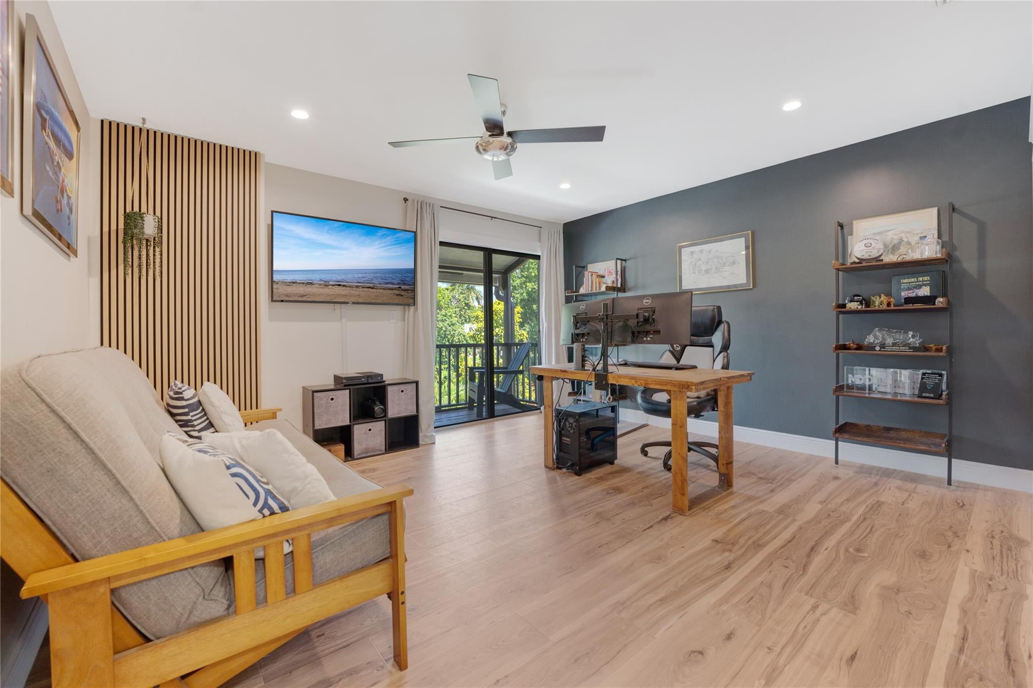 741 Mockingbird Lane Plantation, FL 33324 - Photo 34 of 59 a living room with furniture and a large window
