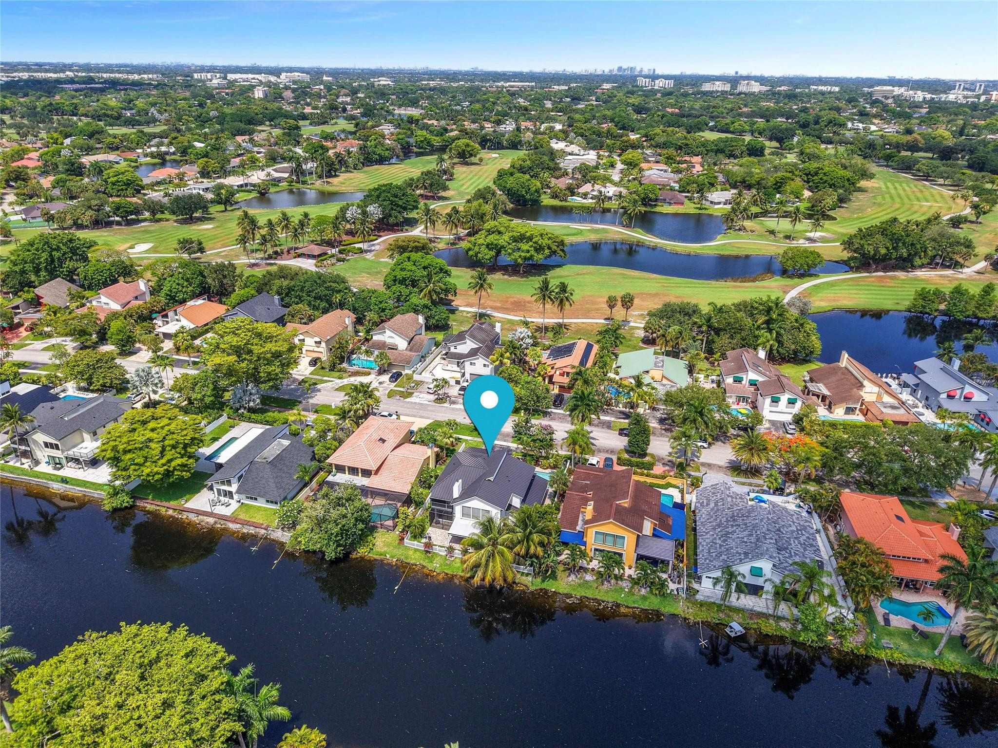 741 Mockingbird Lane Plantation, FL 33324 - Photo 56 of 59 an aerial view of residential houses with outdoor space