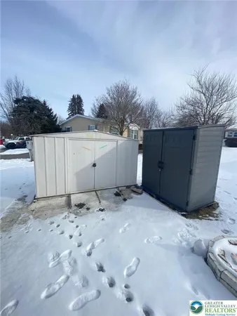 a backyard of a house