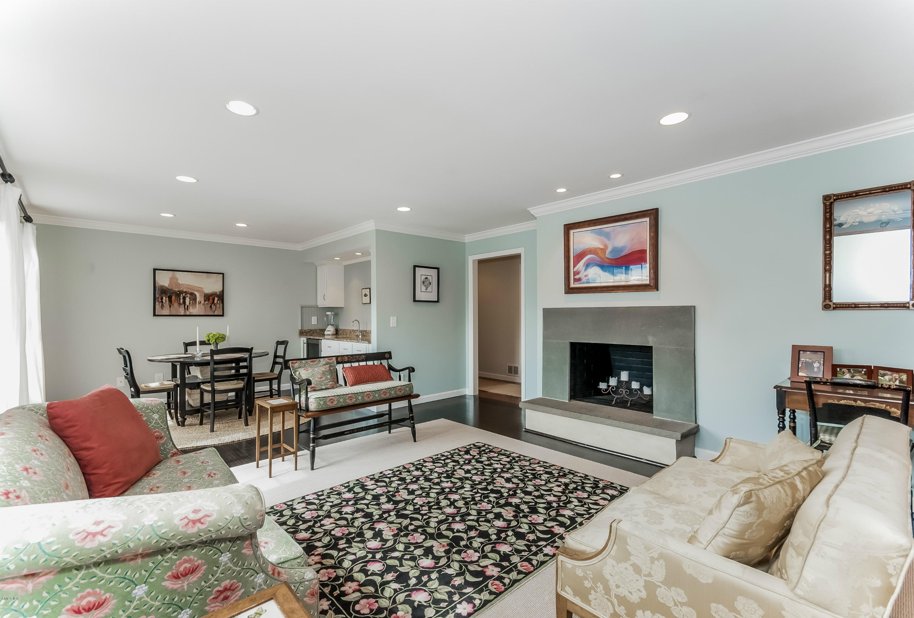 21 Roberta Lane Greenwich, CT 06830 - Photo 15 of 39 a living room with furniture and a fireplace