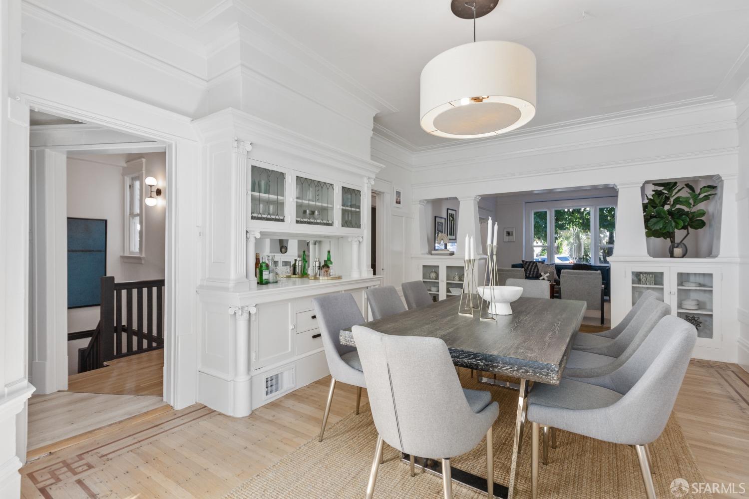 931 Clayton Street San Francisco, CA 94117 - Photo 11 of 28 a view of a dining room with furniture