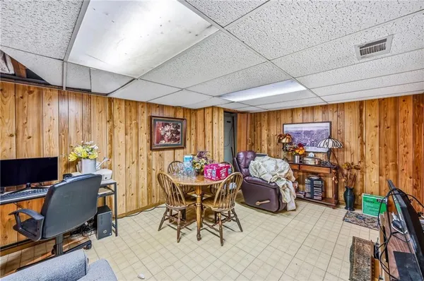 a outdoor space with furniture