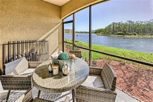 a view of a lake and a beach