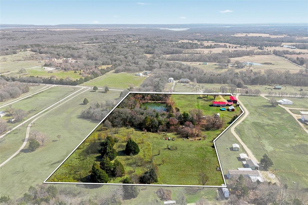 1949 Greer Road Sadler, TX 76264 - Photo 38 of 39 an aerial view of residential houses with outdoor space